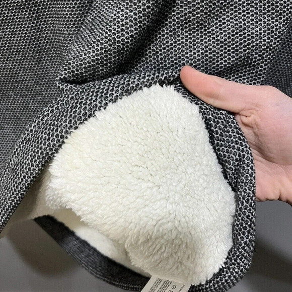 Orvis Men's Brighton Jacket M Gray 1/4 Zip Pullover Sherpa Sweater Sweatshirt - Picture 7 of 10